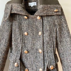 Calvin Klein Tweed Coat